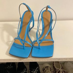 Bottega Stretch leather heeled Sandals